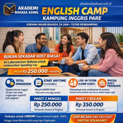 English Camp Kampung Inggris Asrama Wajib Bahasa 24 Jam Mulai Rp 250rb