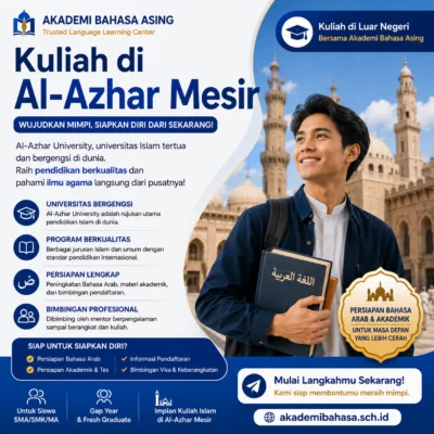 Daftar Kuliah Al Azhar Mesir Resmi Jalur Muadalah