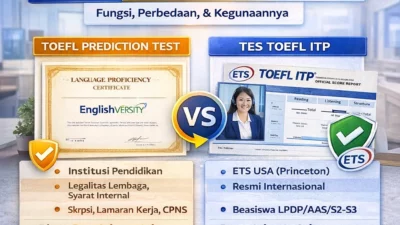 erbandingan rediction dan png – Akademi Bahasa Asing Perbandingan TOEFL Prediction Dan TOEFL ITP