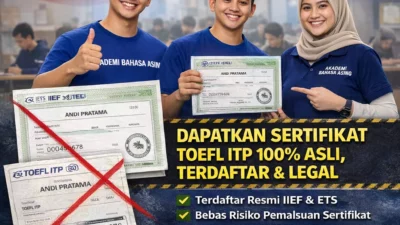 ertifikat sli dan man png – Akademi Bahasa Asing Sertifikat TOEFL ITP Asli Dan Aman