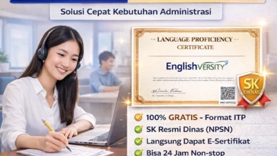 es gratis dengan sertifikat resmi png – Akademi Bahasa Asing Tes TOEFL Gratis Dengan Sertifikat Resmi