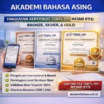 ingkat sertifikat resmi png – Akademi Bahasa Asing Tingkat Sertifikat TOEFL ITP Resmi