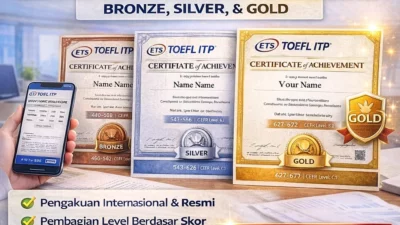 ingkat sertifikat resmi png – Akademi Bahasa Asing Tingkat Sertifikat TOEFL ITP Resmi
