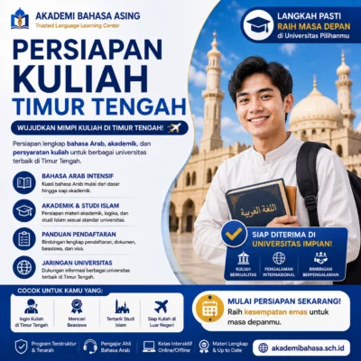 Persiapan Kuliah Timur Tengah
