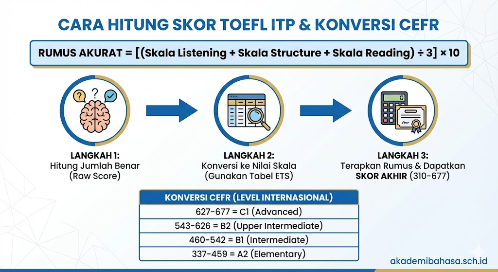 cara menghitung skor toefl itp paling akurat konversinya ke cefr – Akademi Bahasa Asing Cara Menghitung Skor Toefl Itp Paling Akurat Konversinya Ke Cefr