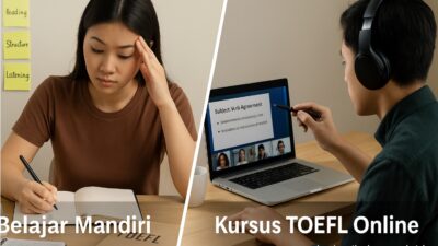 Kursus TOEFL Online vs Belajar Mandiri? Akademi Bahasa Kursus Toefl Online Vs Belajar Mandiri Mana Lebih Efektif