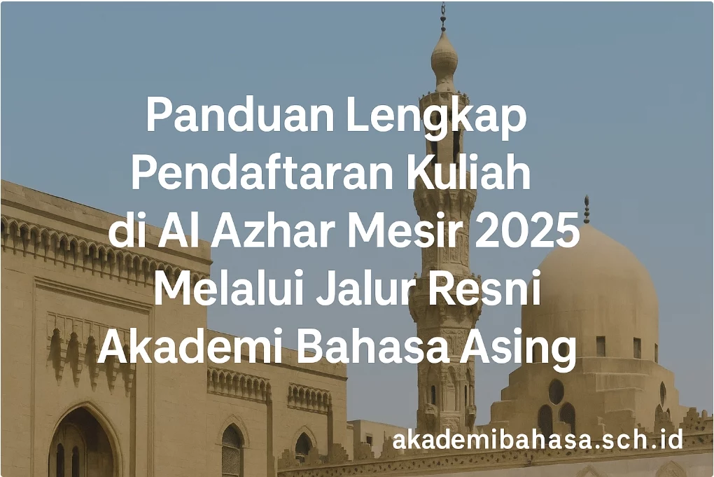 panduan lengkap pendaftaran kuliah di al azhar mesir 2025 melalui jalur resmi akademi bahasa asing – Akademi Bahasa Asing Panduan Lengkap Pendaftaran Kuliah Di Al Azhar Mesir 2025 Melalui Jalur Resmi Akademi Bahasa Asing