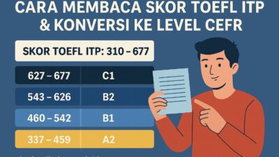 Cara Membaca Skor TOEFL ITP dan Konversinya ke CEFR Akademi Bahasa Cara Membaca Skor Toefl Itp Dan Konversinya Ke Cefr