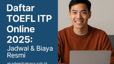 Panduan Pendaftaran, Jadwal, dan Biaya Tes TOEFL ITP Online 2025 Akademi Bahasa Panduan Pendaftaran Jadwal Dan Biaya Tes Toefl Itp Online 2025