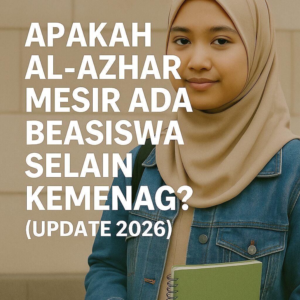 Beasiswa Al-Azhar Mesir 2026 Selain Kemenag? Cek Faktanya Akademi Bahasa Apakah Al Azhar Mesir Ada Beasiswa Selain Kemenag Update 2026