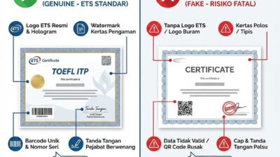 Cara Cek Keaslian Sertifikat TOEFL ITP Akademi Bahasa Cara Cek Keaslian Sertifikat Toefl Itp