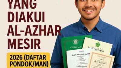 Ijazah yang Diakui Al-Azhar Mesir 2026 (Daftar Pondok/MAN) Akademi Bahasa Ijazah Yang Diakui Al Azhar Mesir 2026 Daftar Pondok Man