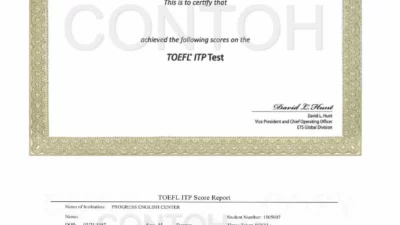 sertifikat toefl itp resmi ets dengan certificate of achievement dan toefl itp score report – Akademi Bahasa Asing Sertifikat Toefl Itp Resmi Ets Dengan Certificate Of Achievement Dan Toefl Itp Score Report
