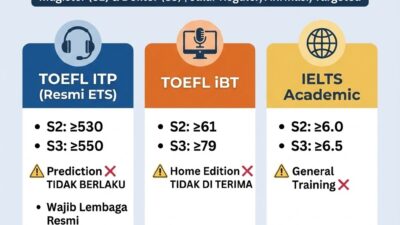 Syarat Skor TOEFL LPDP 2025 Lengkap Akademi Bahasa Syarat Skor Toefl Lpdp 2025 Terbaru Lembaga Tes Resmi