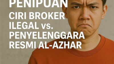 Waspada Penipuan Daftar Al-Azhar! Cek Ciri Broker Ilegal vs. Penyelenggara Resmi Akademi Bahasa Waspada Penipuan Ciri Broker Ilegal Vs Penyelenggara Resmi Al Azhar