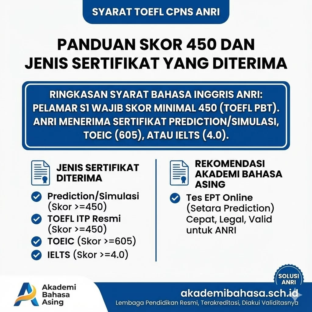 syarat toefl cpns anri – Akademi Bahasa Asing Syarat Toefl Cpns Anri