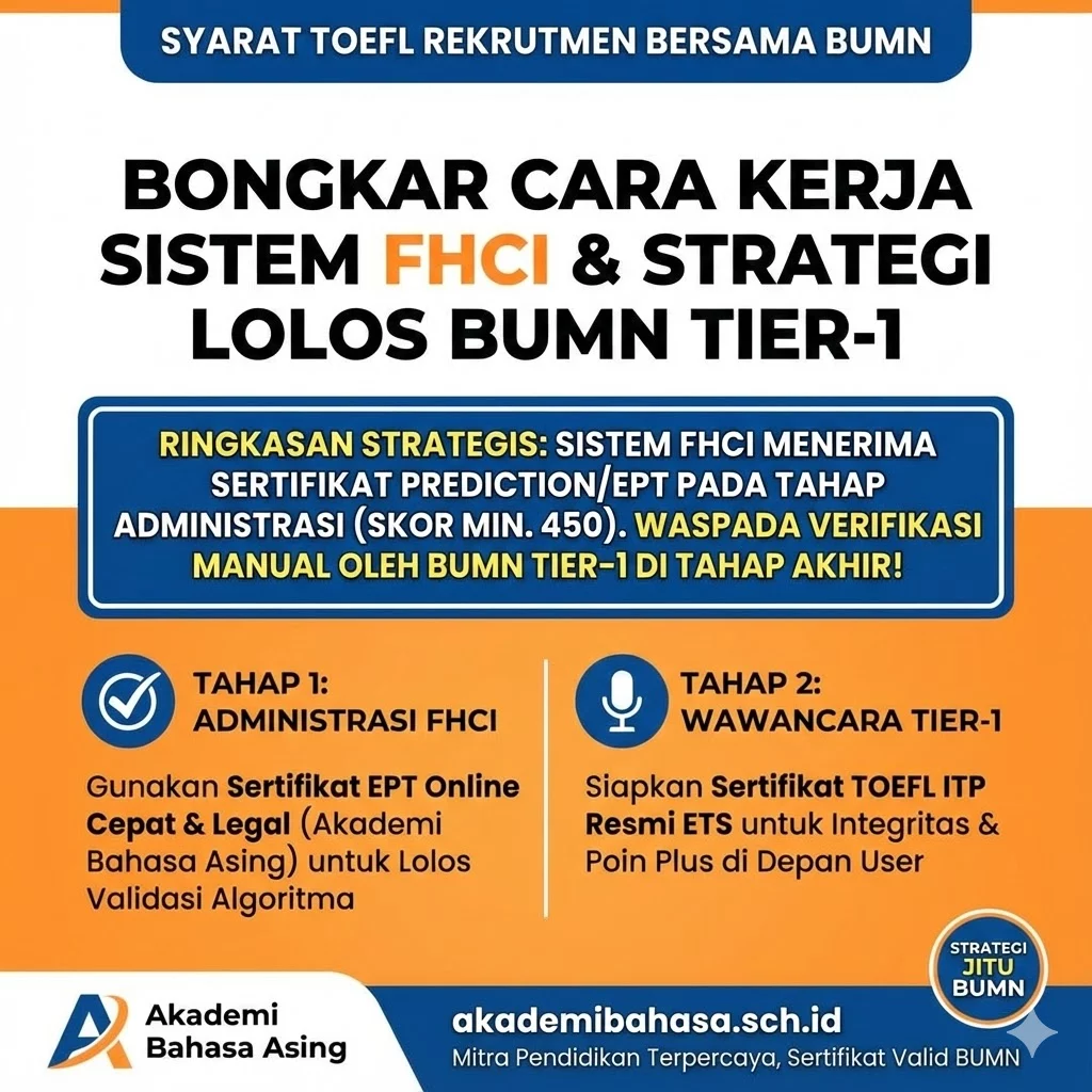syarat toefl rekrutmen bersama bumn – Akademi Bahasa Asing Syarat Toefl Rekrutmen Bersama Bumn