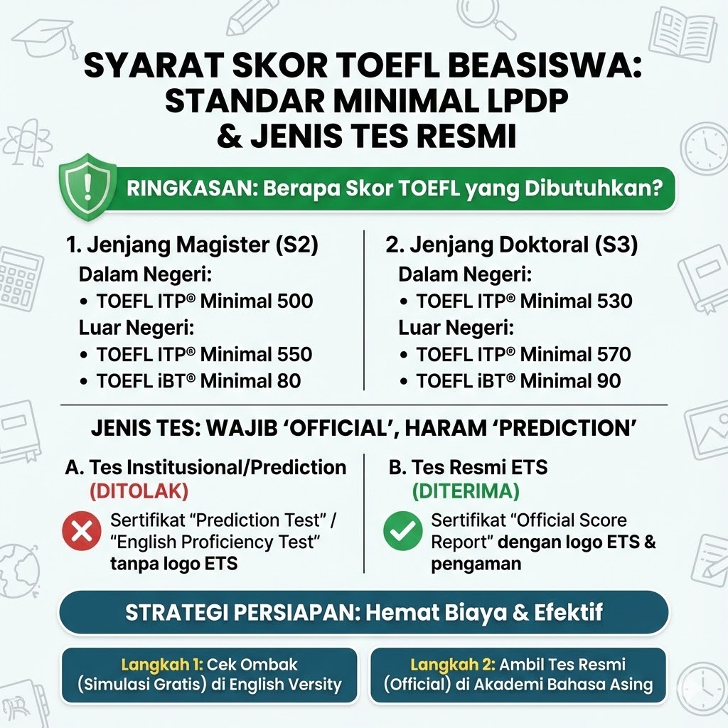 tes toefl untuk beasiswa dalam dan luar negeri – Akademi Bahasa Asing Tes Toefl Untuk Beasiswa Dalam Dan Luar Negeri