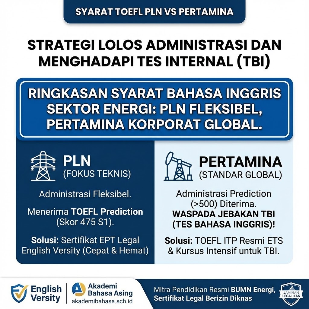Tes TOEFL untuk TOEFL PLN & Pertamina Akademi Bahasa Tes Toefl Untuk Toefl Pln Pertamina