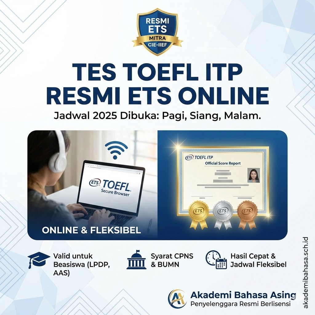 TOEFL ITP Resmi (Berbayar) ETS Akademi Bahasa Toefl Itp Resmi Berbayar