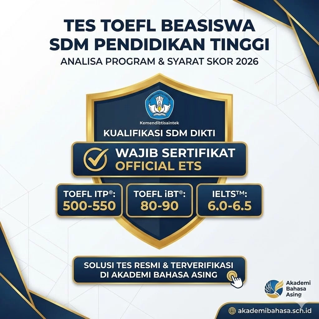 toefl untuk beasiswa sdm pendidikan tinggi – Akademi Bahasa Asing Toefl Untuk Beasiswa Sdm Pendidikan Tinggi