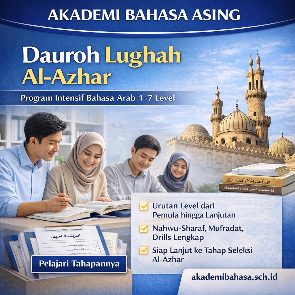 7 level panduan lengkap dauroh lughah al azhar – Akademi Bahasa Asing 7 Level Panduan Lengkap Dauroh Lughah Al Azhar