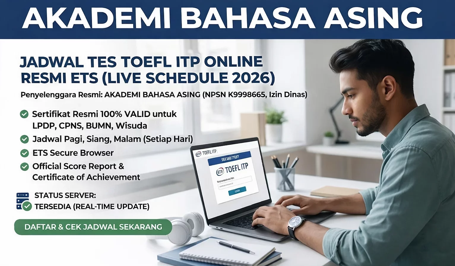 adwal es nline esmi 2026 ive ari ni png e1767957625539 – Akademi Bahasa Asing Jadwal Tes TOEFL ITP Online Resmi ETS 2026 Live Hari Ini