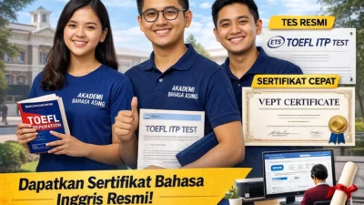 ertifikat dan resmi – Akademi Bahasa Asing Sertifikat TOEFL Dan VEPT Resmi