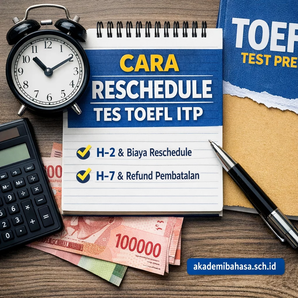 cara reschedule tes toefl itp 1 – Akademi Bahasa Asing Cara Reschedule Tes TOEFL ITP