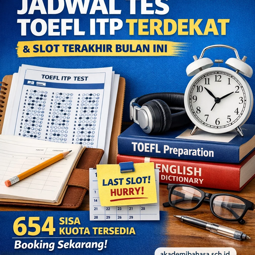 jadwal tes toefl itp terdekat – Akademi Bahasa Asing Jadwal Tes TOEFL ITP Terdekat