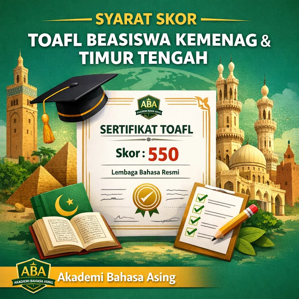 sertifikat toafl beasiswa kemenag – Akademi Bahasa Asing Sertifikat TOAFL Beasiswa Kemenag