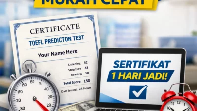 sertifikat toefl murah dan cepat – Akademi Bahasa Asing Sertifikat TOEFL Murah Dan Cepat