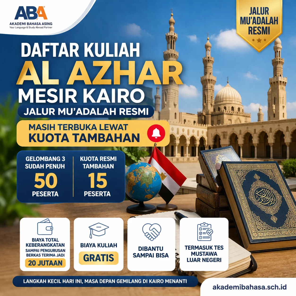 daftar kuliah al azhar mesir kairo – Akademi Bahasa Asing Daftar Kuliah Al Azhar Mesir Kairo