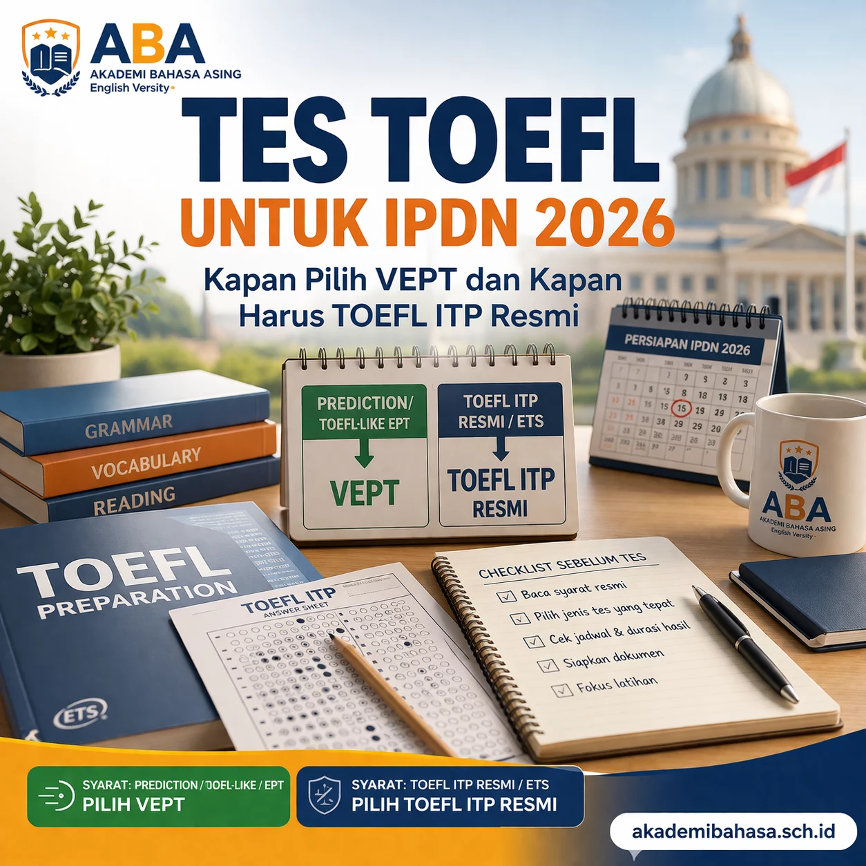 tes toefl untuk ipdn 2026 – Akademi Bahasa Asing Tes TOEFL Untuk IPDN 2026