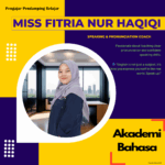 Miss Fitria Nur Haqiqi Speaking Pronunciation Coach Pengajar Akademi Bahasa