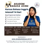 Kursus Bahasa Inggris Intensif 14 Hari di Akademi Bahasa Asing
