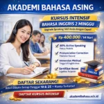 Kursus Bahasa Inggris Intensif 2 Minggu