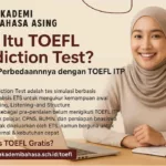 Apa Itu TOEFL Prediction Test dan Apa Bedanya dengan TOEFL ITP akademi bahasa inggris