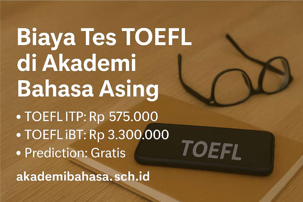 Biaya Tes TOEFL Terbaru Akademi Bahasa Biaya Tes Toefl Di Akademi Bahasa Asing Jenis Harga Dan Tips Memilih Yang Tepat
