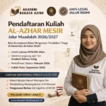 Pendaftaran Kuliah Al Azhar Mesir Jalur Muadalah Resmi 2026 2027 Via Akademi Bahasa Asing