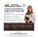 Kursus Bahasa Inggris SMA 1 Bulan di Akademi Bahasa Inggris