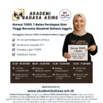 Kursus TOEFL 1 Bulan – Persiapan Skor Tinggi Bersama Akademi Bahasa Inggris