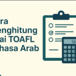 pelajari cara menghitung nilai toafl bahasa arab
