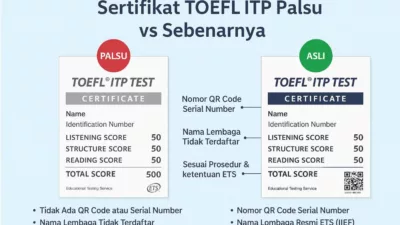 Sertifikat Toefl Itp Palsu