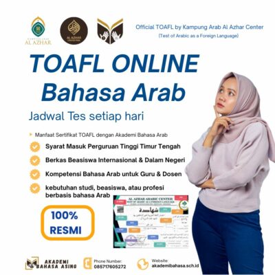 Tes TOAFL Bahasa Arab – Sertifikat Diakui Nasional & Internasional