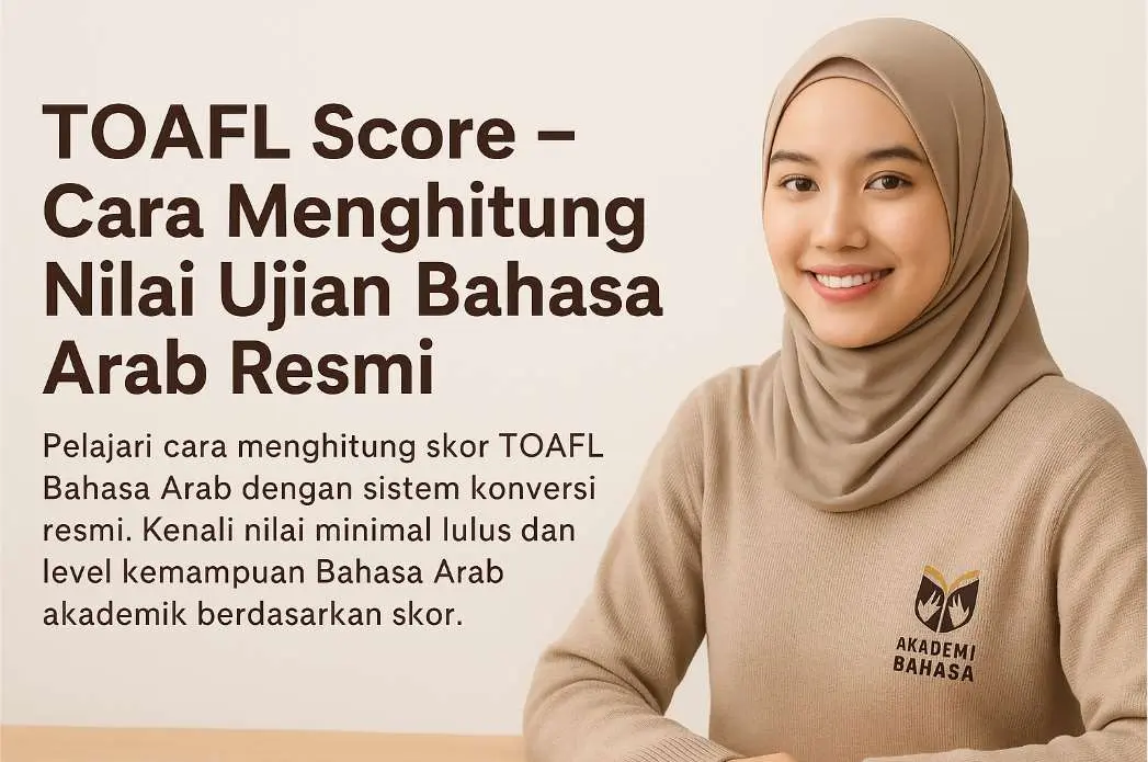 TOAFL Score – Cara Menghitung Nilai Ujian Bahasa Arab Resmi