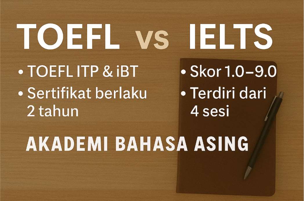 TOEFL vs IELTS – Perbandingan Lengkap Akademi Bahasa Toefl Vs Ielts Panduan Lengkap Memilih Tes Bahasa Inggris Untuk Beasiswa Studi Luar Negeri