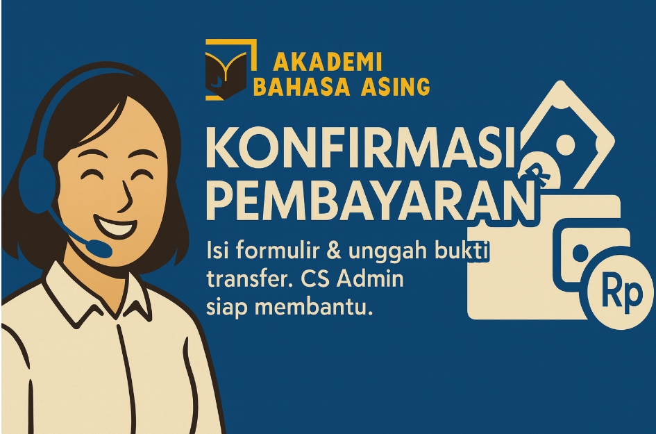 Konfirmasi Pembayaran Akademi Bahasa Asing