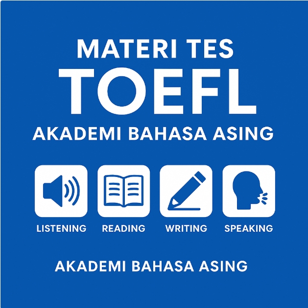 Materi Tes Toefl Akademi Bahasa Asing Online Dan Offline