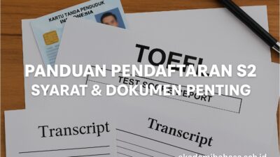 Panduan Lengkap Pendaftaran S2 Cek Syarat Dokumen Dan Solusi Toefl Resmi Di Akademi Bahasa Asing